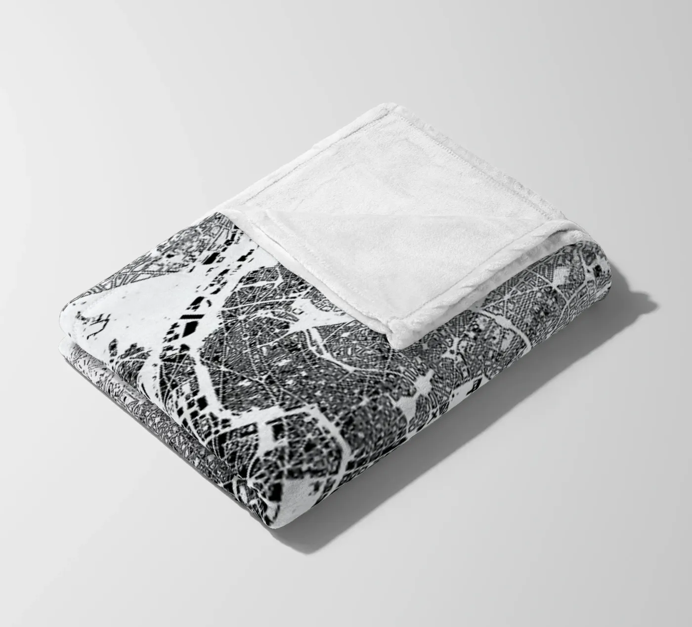 Brussels Fleecedecke von The Cartography Collection