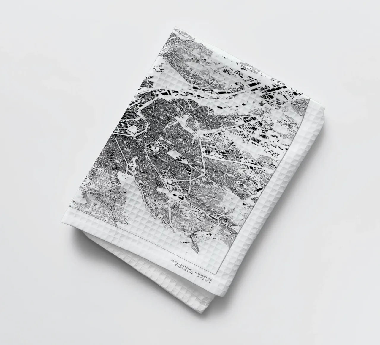 Brussels tea towel by The Cartography Collection