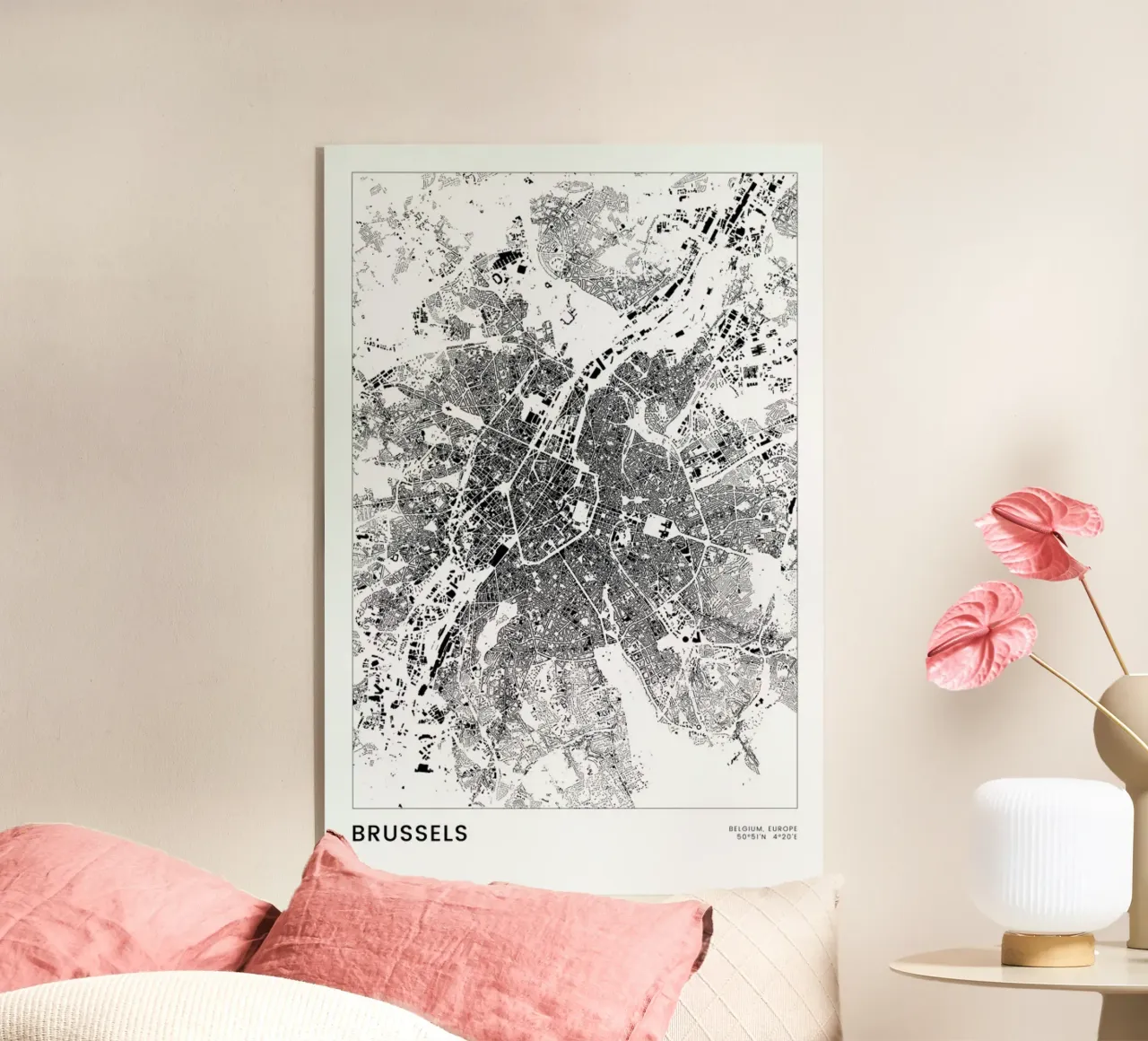 Brussels plexiglass da The Cartography Collection