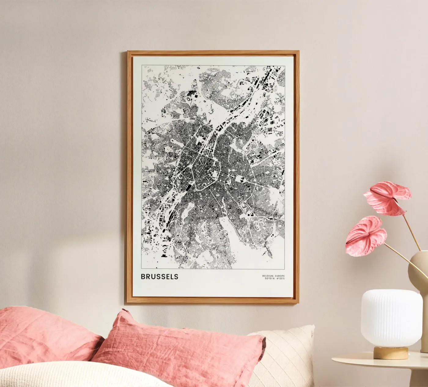 Brussels forex plate by The Cartography Collection