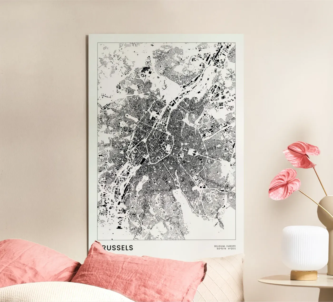 Brussels forex plate by The Cartography Collection