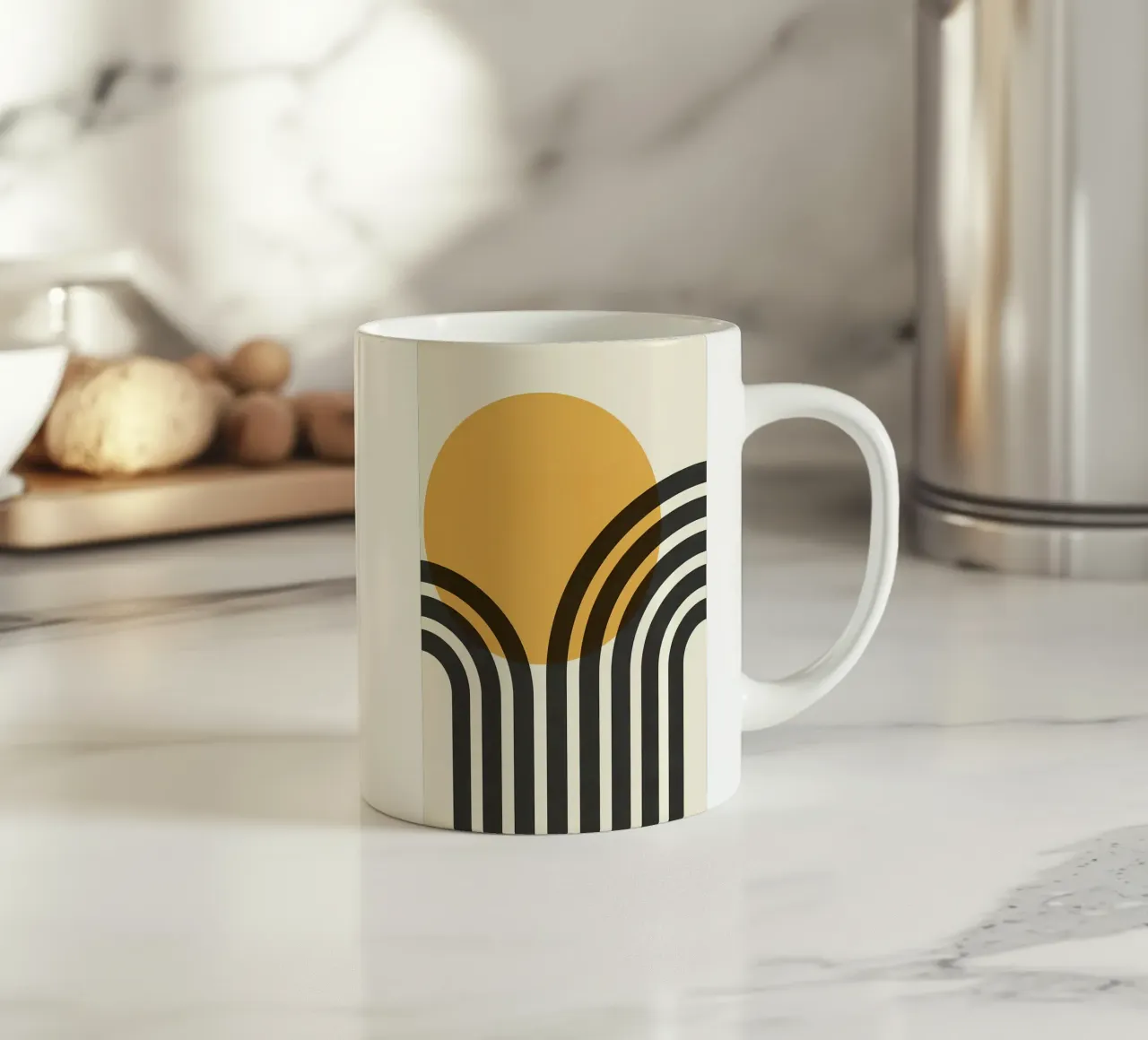 Linee minimaliste 25 tazza in ceramica da James M Coyle