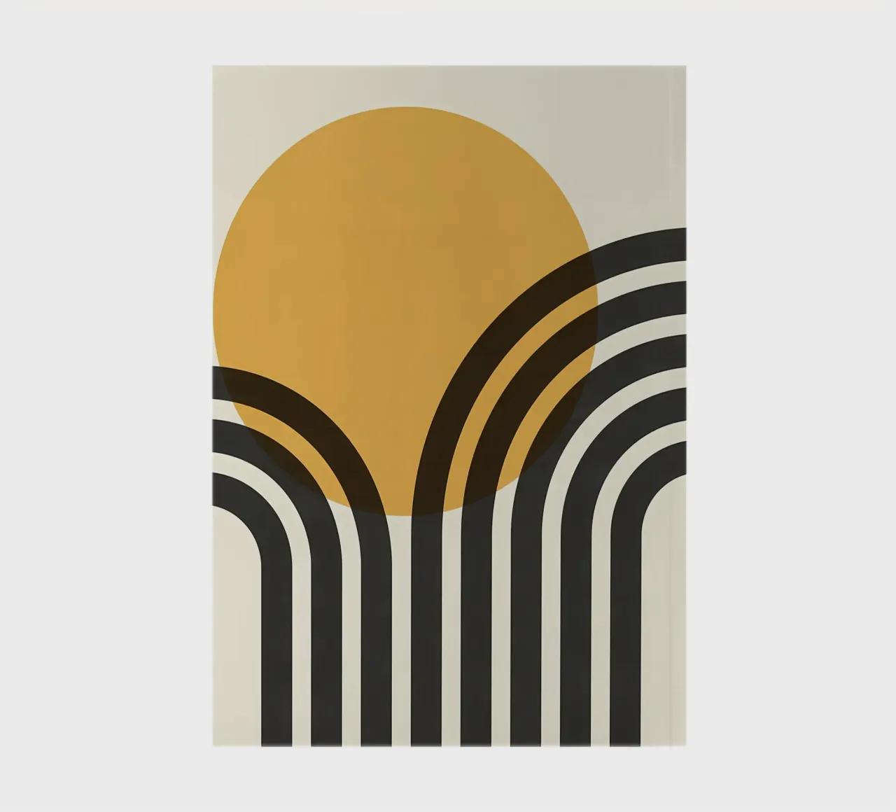 Minimalist lines 25 notebook by James M Coyle
