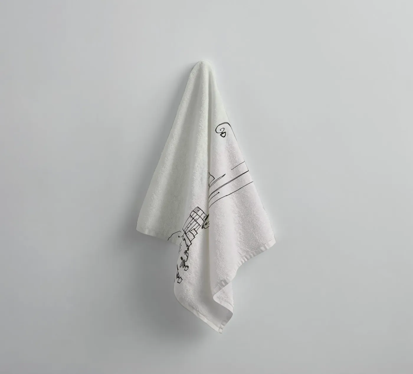 Monaco badhanddoek van Flora & Fauna