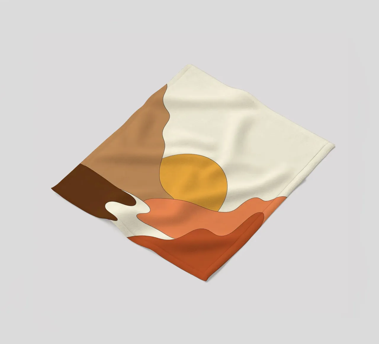 Paesaggio minimale coperta in pile da James M Coyle
