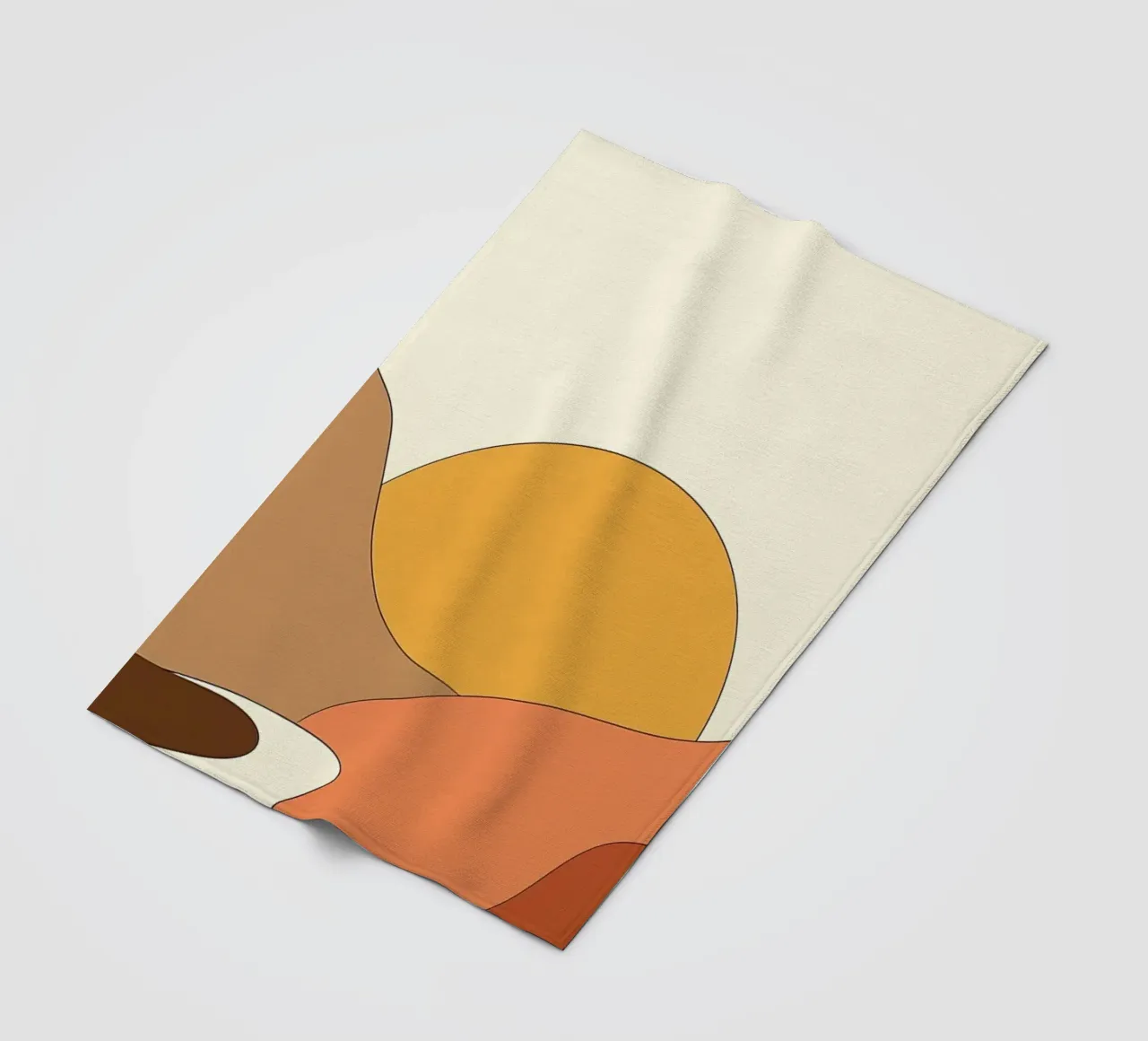 Paesaggio minimale coperta in pile da James M Coyle