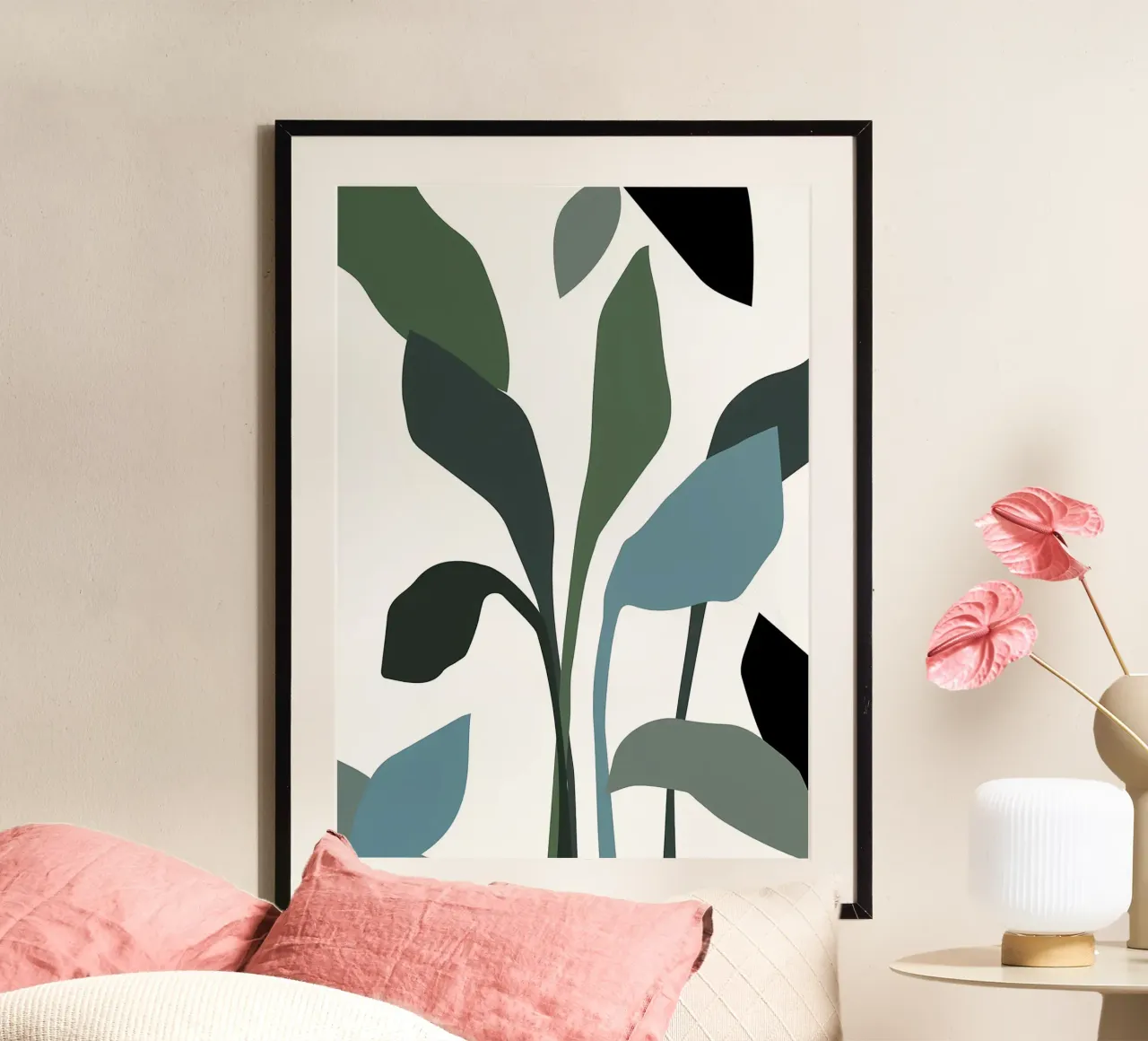 zomerblad poster van Rebecca Clark Wyrick