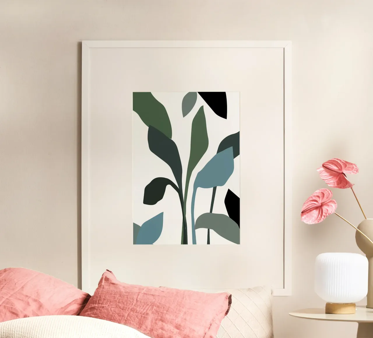 summer leaf poster by Rebecca Clark Wyrick