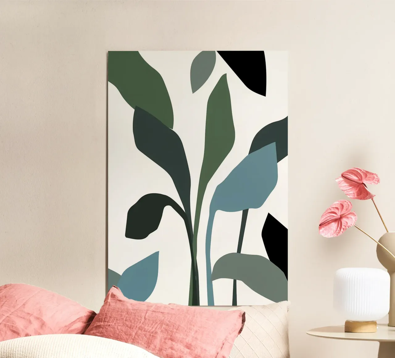 zomerblad poster van Rebecca Clark Wyrick