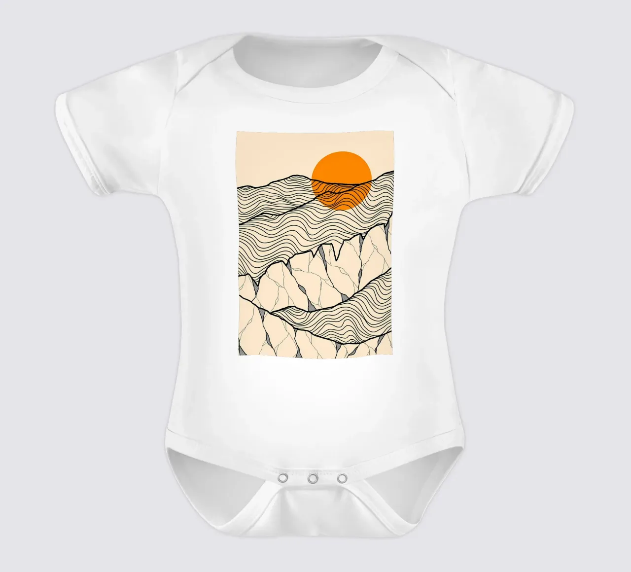 Forma della foresta body neonato maniche corte da James M Coyle