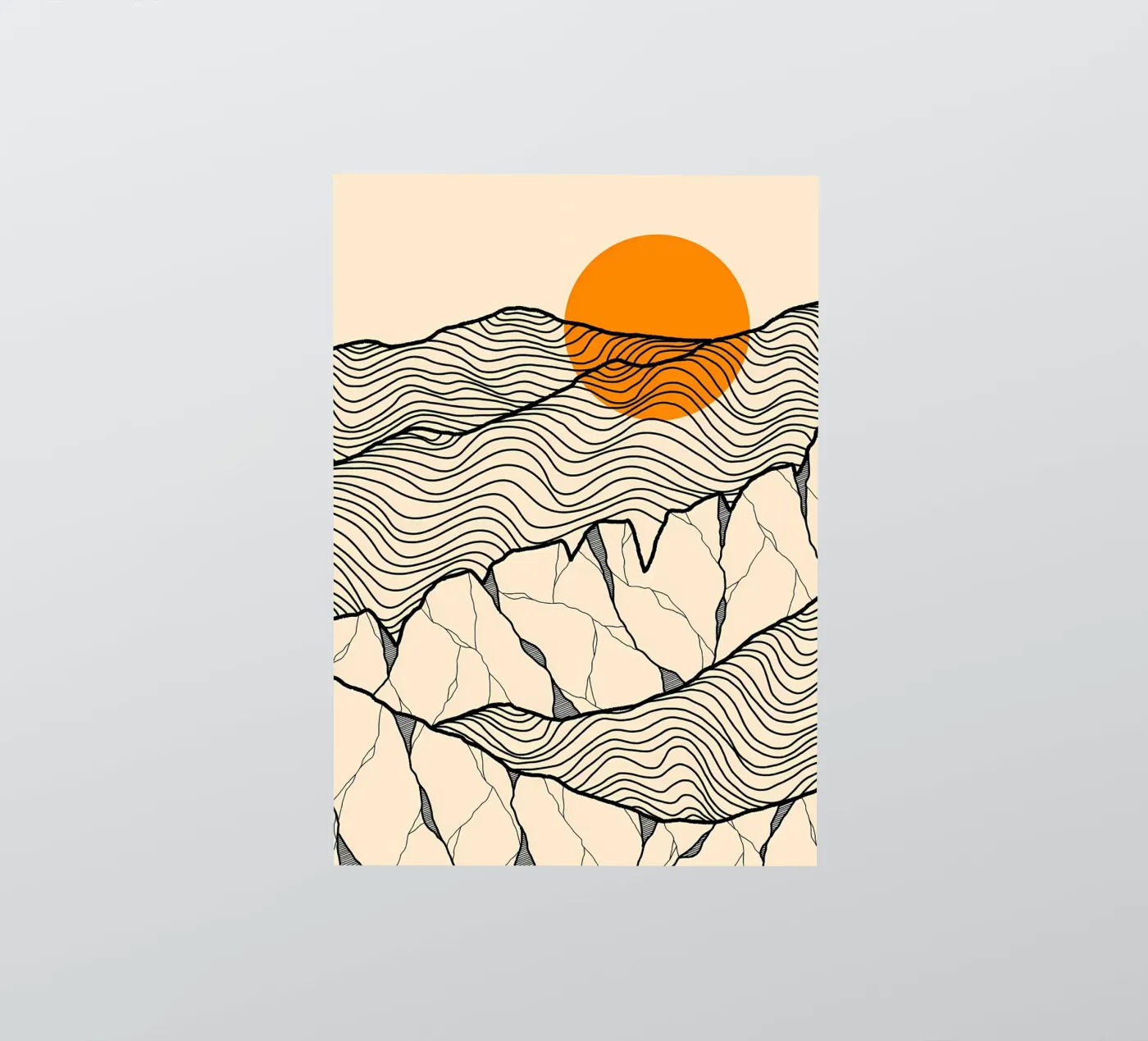 Forest Shape Sticker von James M Coyle