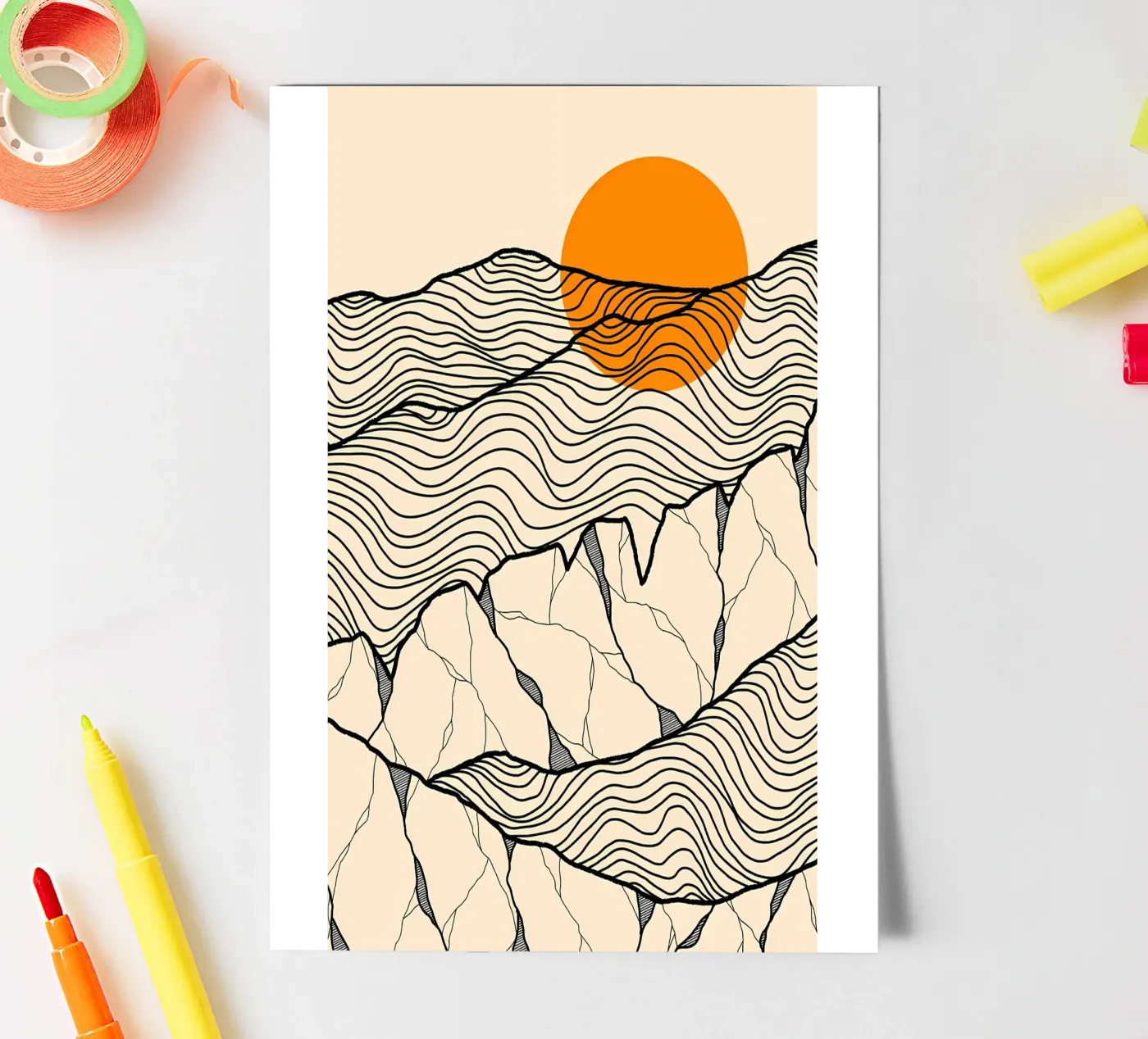 Forest Shape sticker sheet by James M Coyle