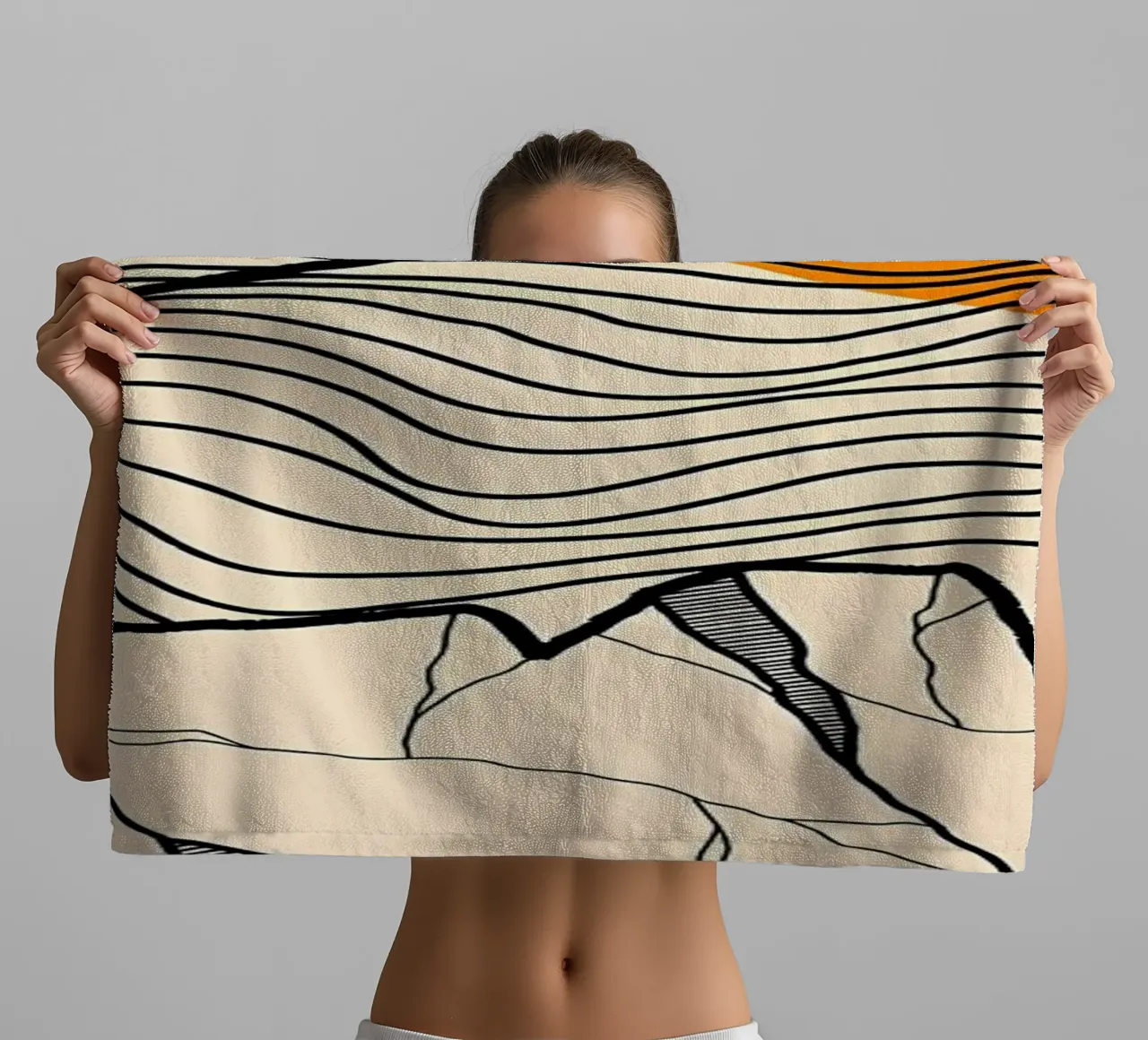 Forest Shape towel by James M Coyle