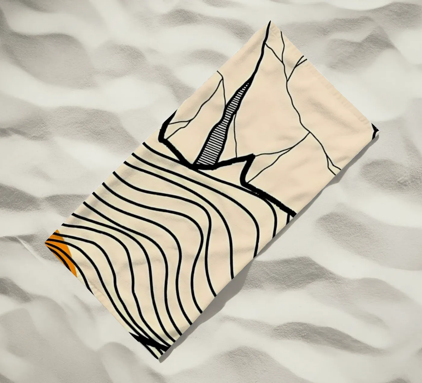 Bosvorm strandhanddoek van James M Coyle