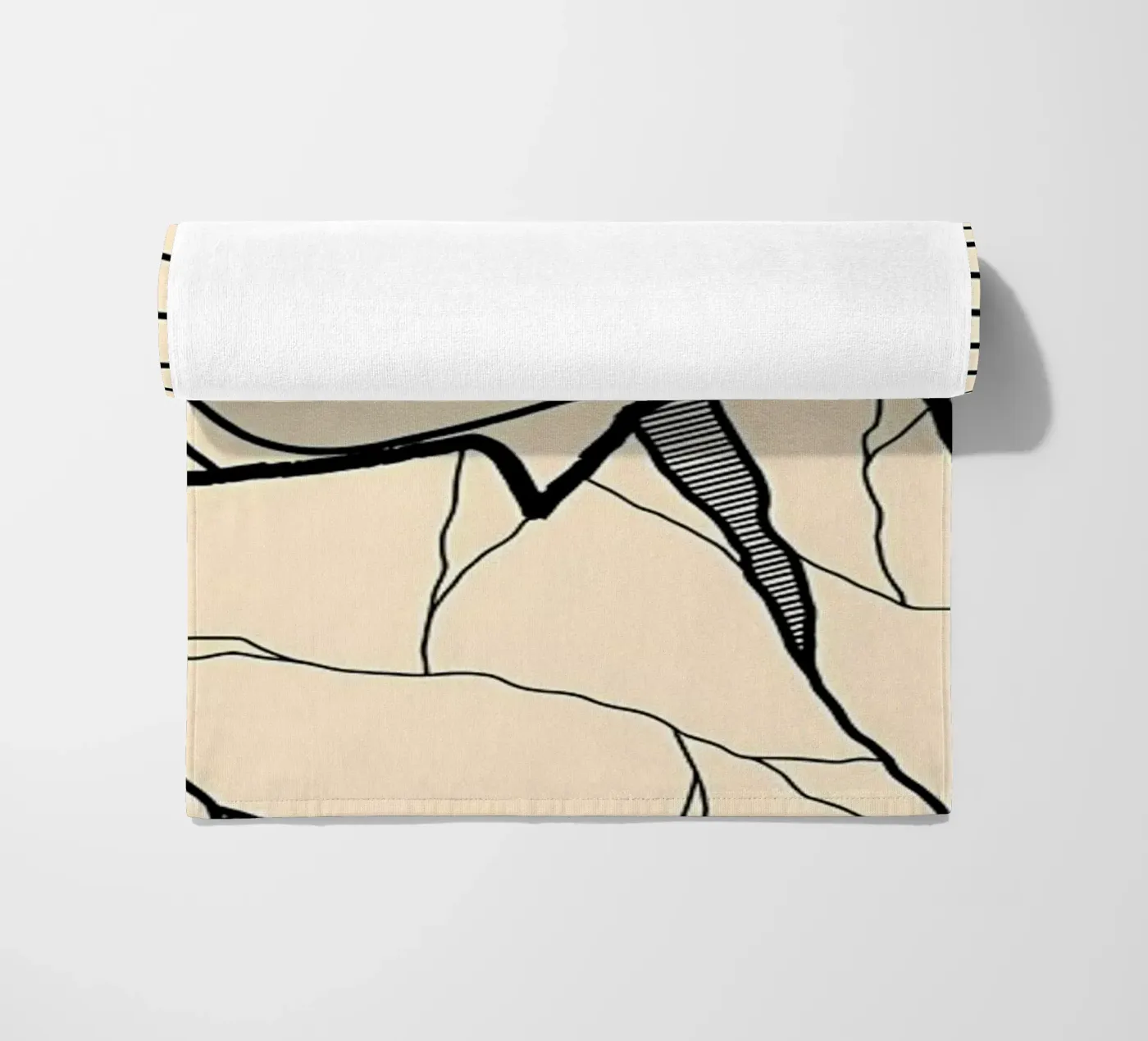 Bosvorm strandhanddoek van James M Coyle