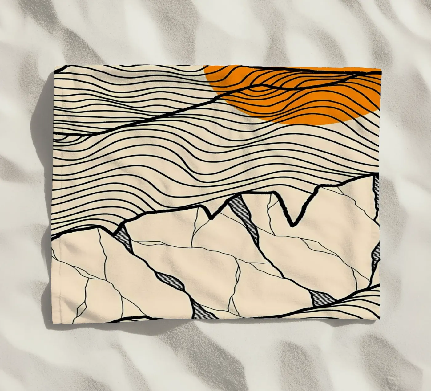 Bosvorm strandhanddoek van James M Coyle