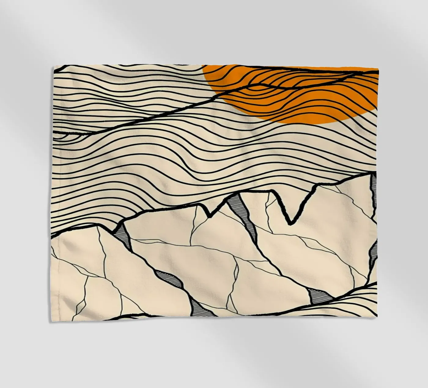 Bosvorm strandhanddoek van James M Coyle