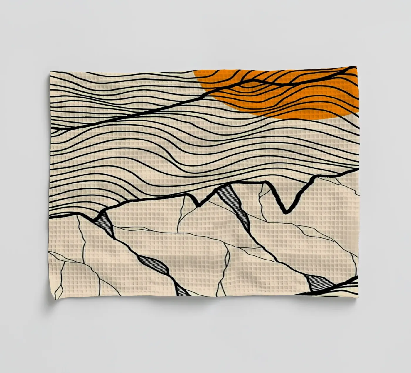 Waldform Geschirrtuch von James M Coyle