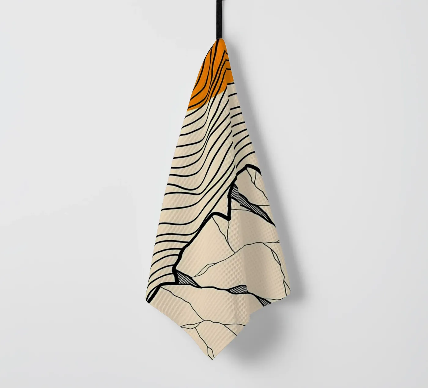 Waldform Geschirrtuch von James M Coyle