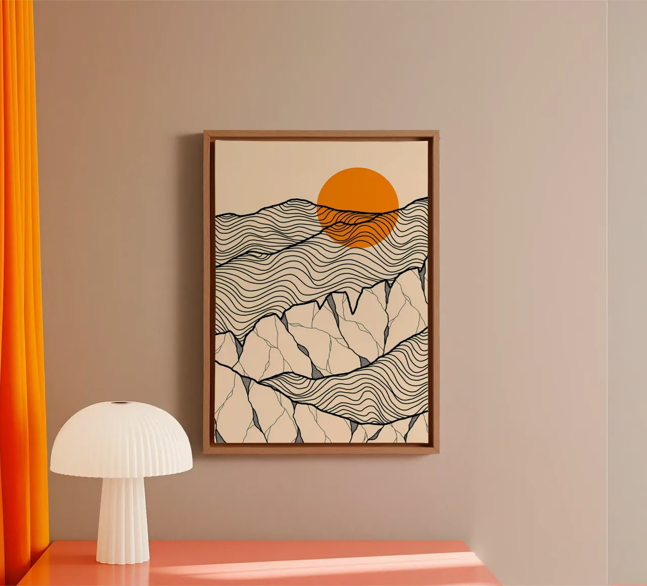 Forest Shape canvas by James M Coyle