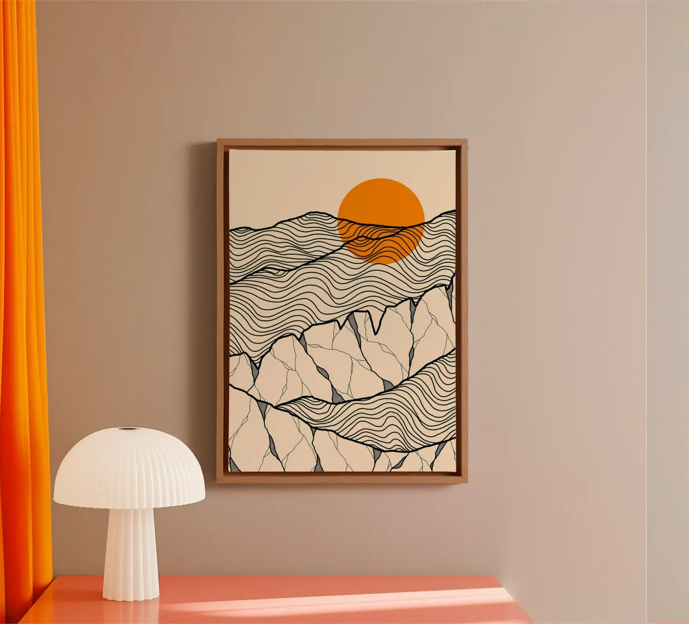 Bosvorm canvas van James M Coyle