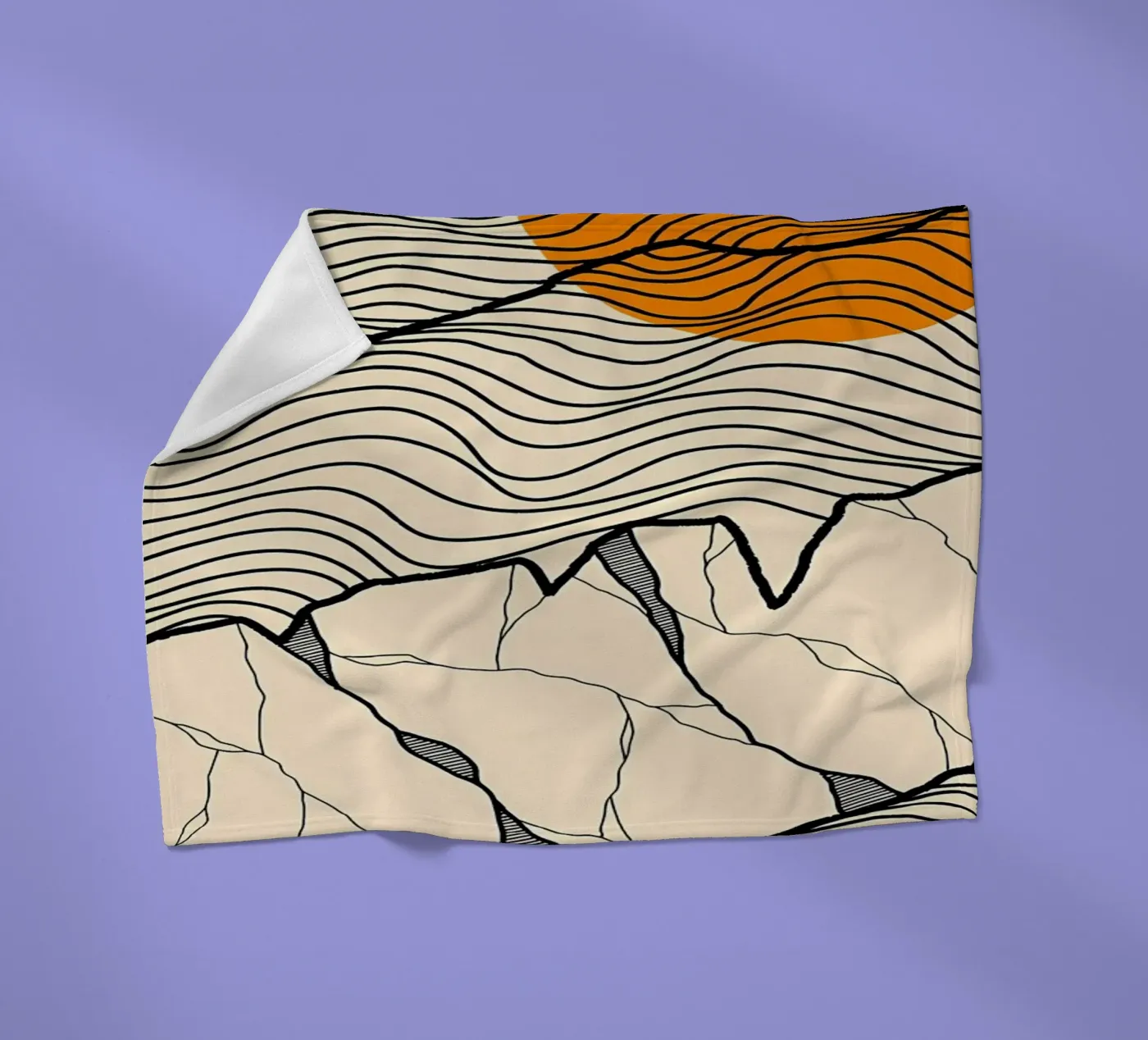 Waldform Fleecedecke von James M Coyle