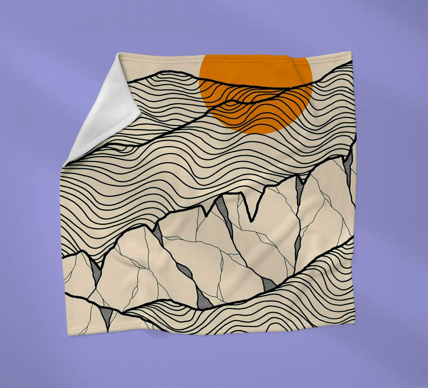Waldform Fleecedecke von James M Coyle