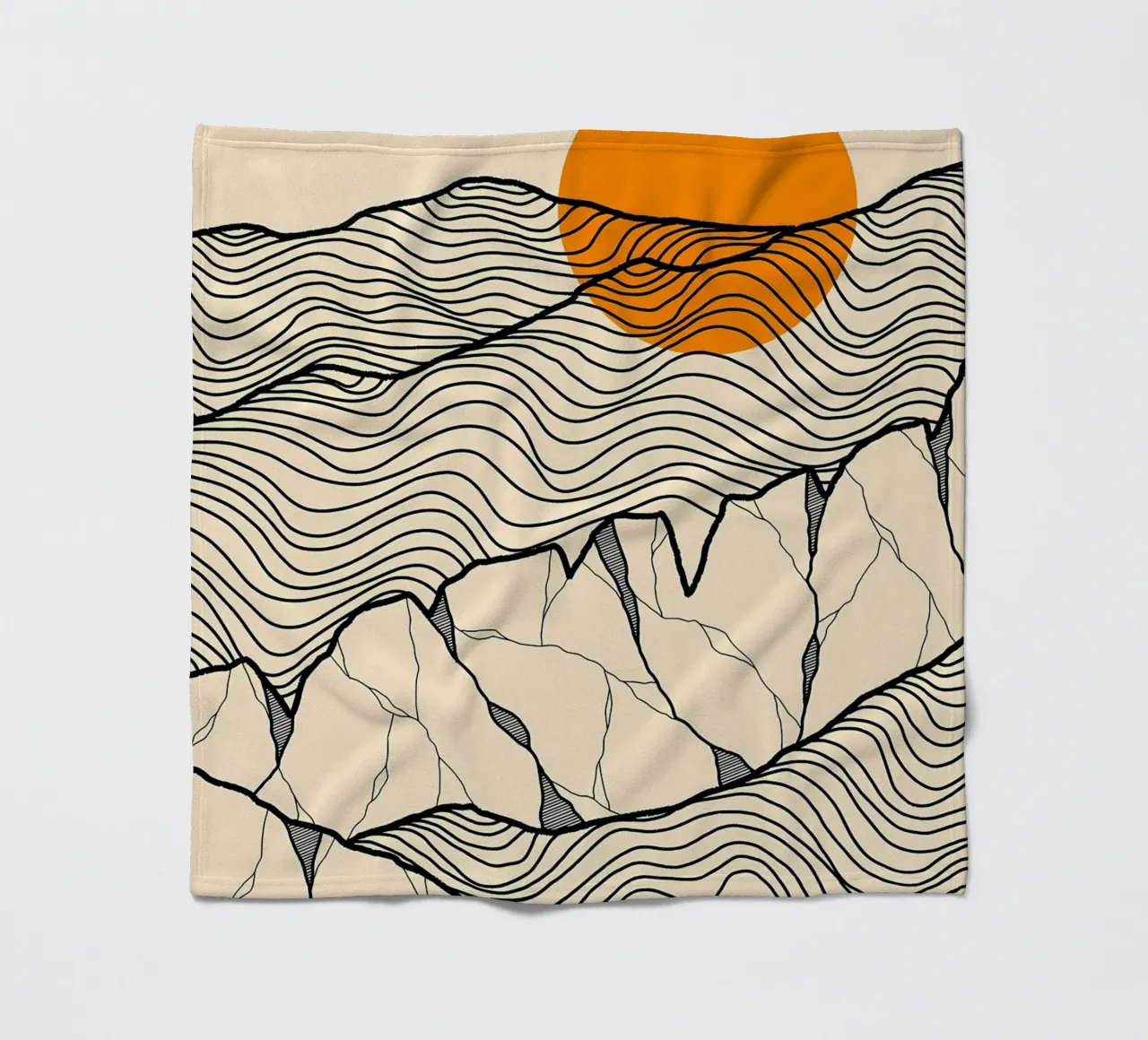 Waldform Fleecedecke von James M Coyle