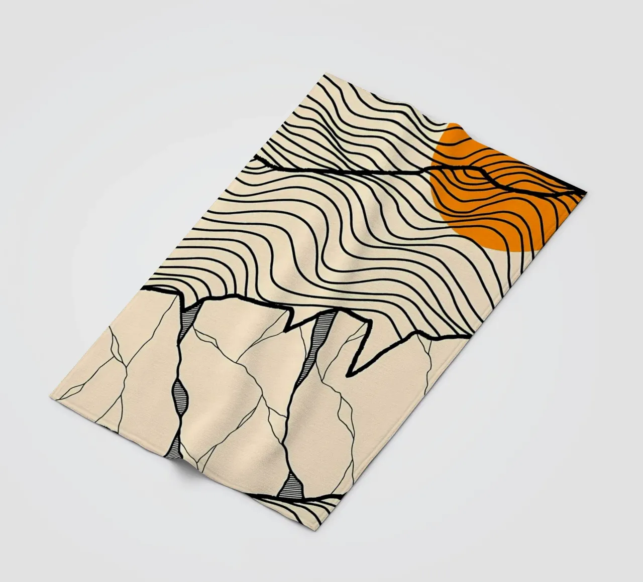 Waldform Fleecedecke von James M Coyle