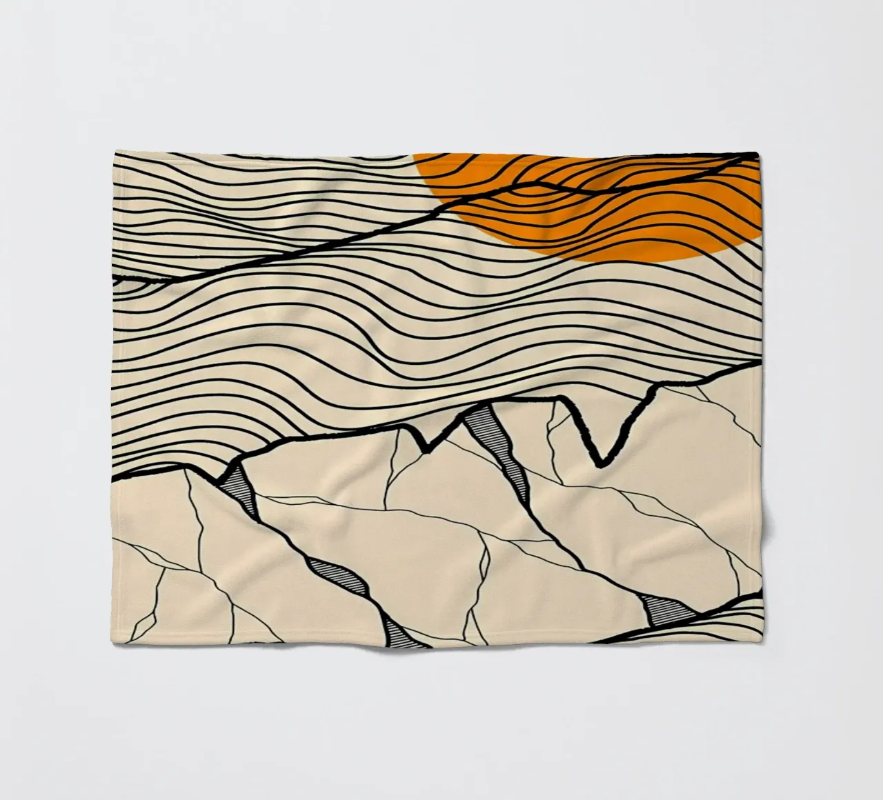 Waldform Fleecedecke von James M Coyle