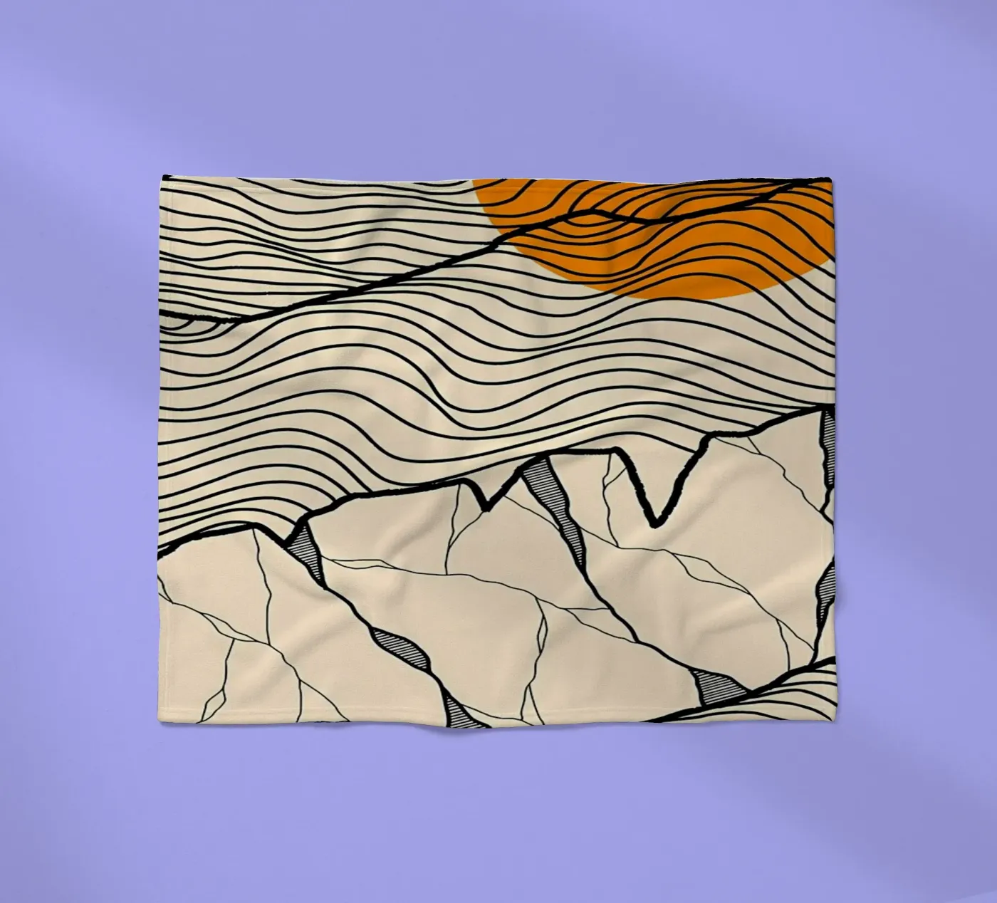 Waldform Fleecedecke von James M Coyle