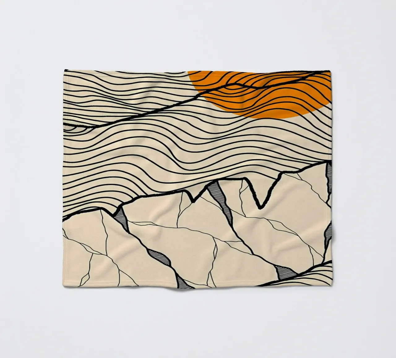 Waldform Fleecedecke von James M Coyle