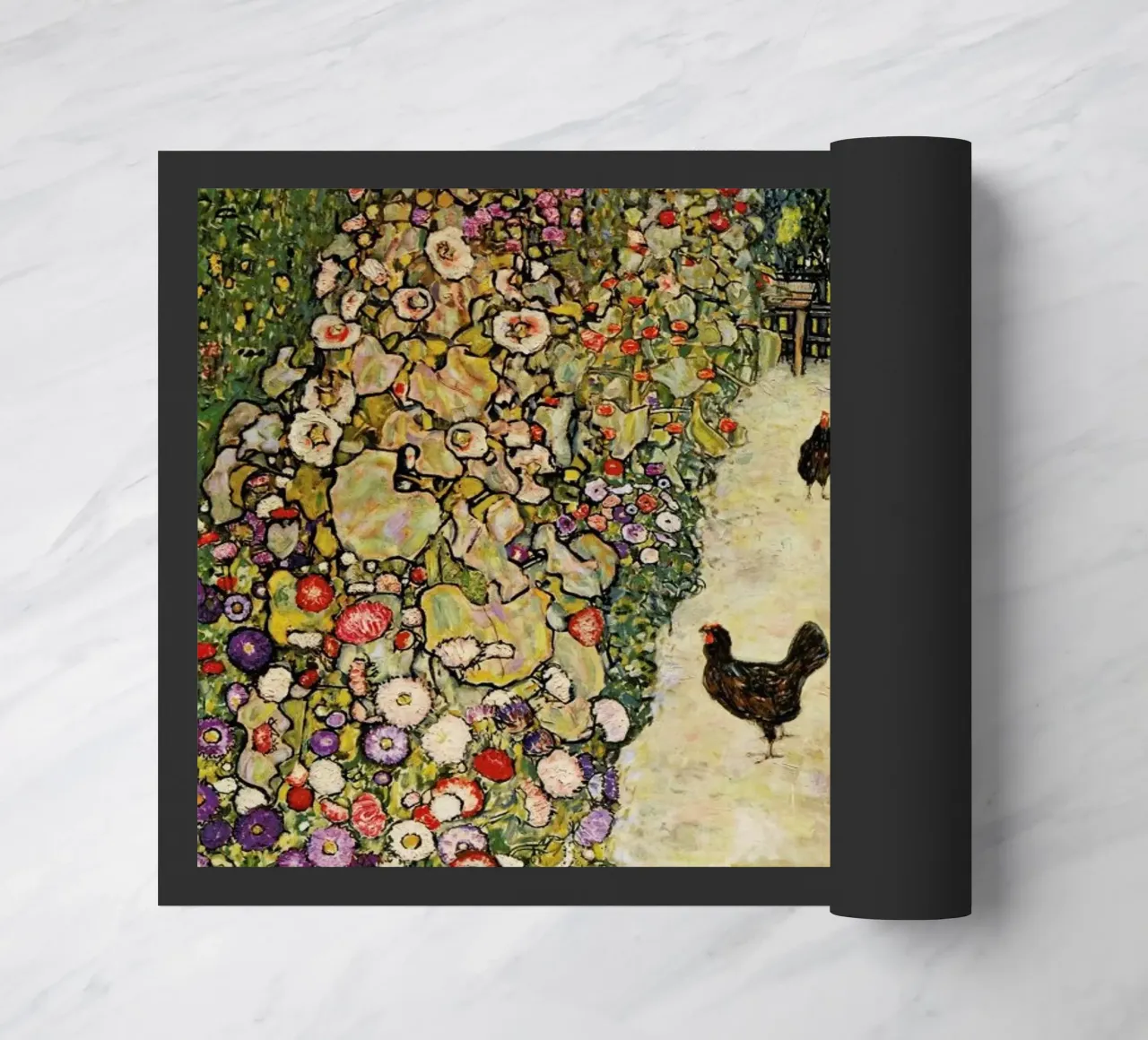Klimt - Garden Path with Hens zerbino da ARTOTHEK