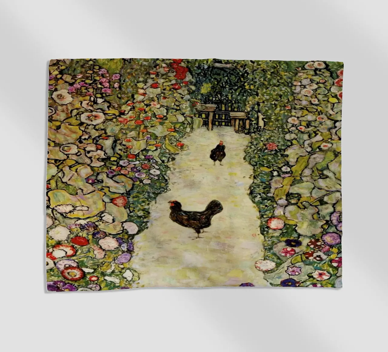 Klimt - Garden Path with Hens telo mare da ARTOTHEK