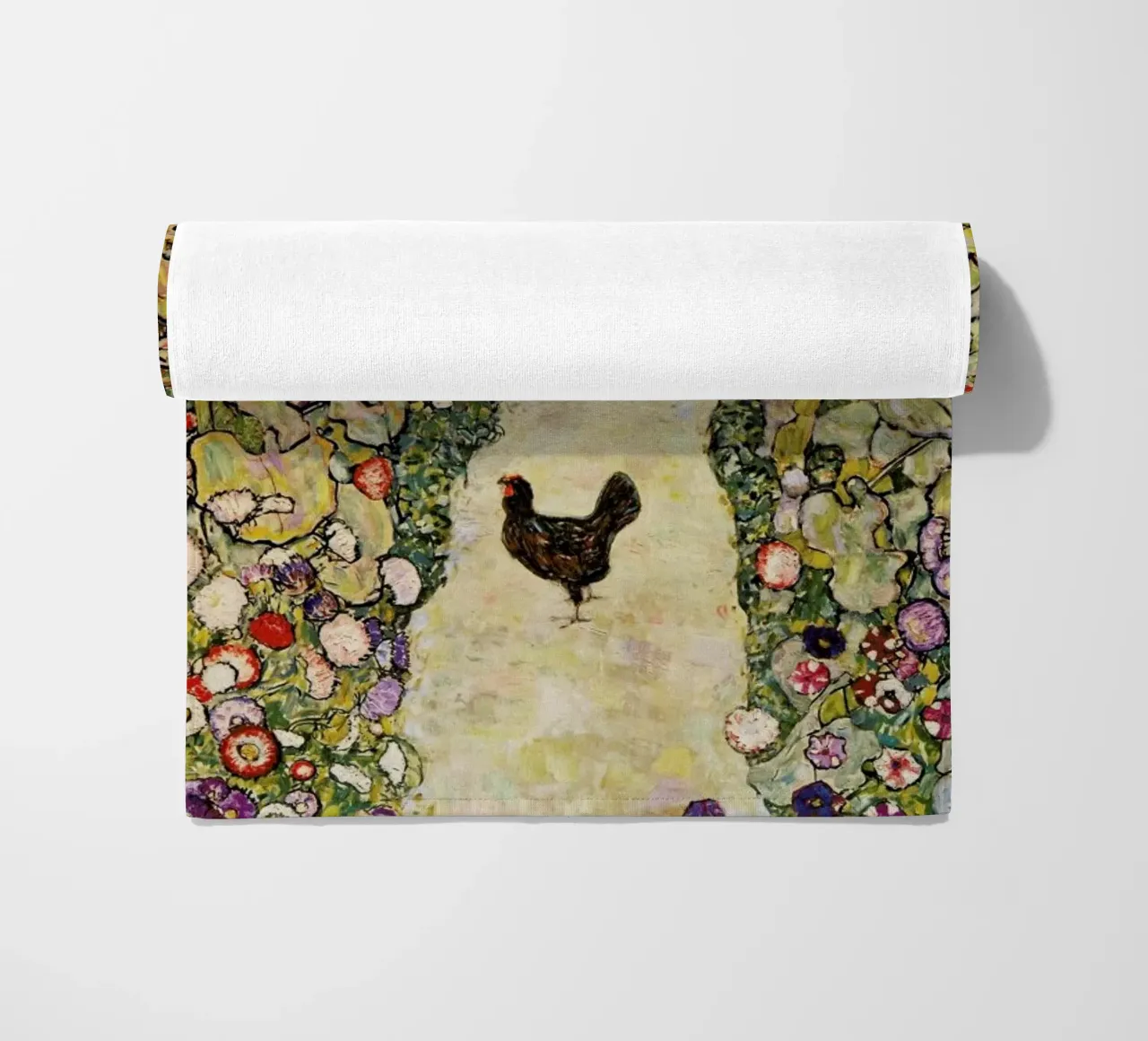 Klimt - Garden Path with Hens telo mare da ARTOTHEK