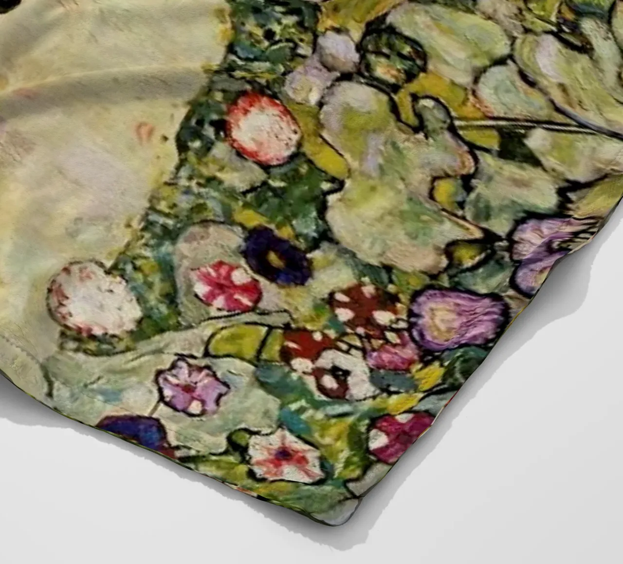 Klimt - Garden Path with Hens coperta in pile da ARTOTHEK
