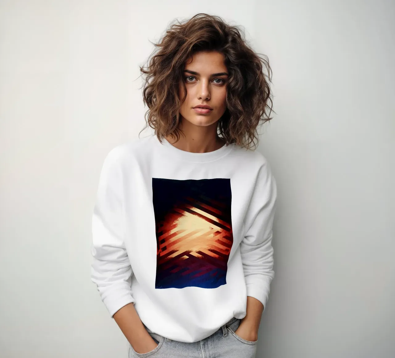 Tramonto astratto 05 felpa da James M Coyle