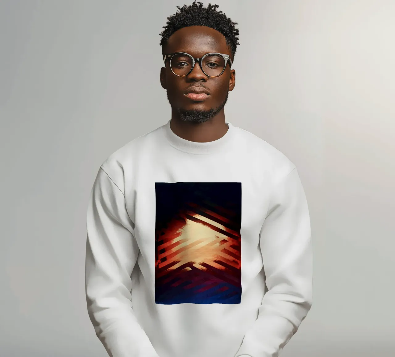 Tramonto astratto 05 felpa da James M Coyle