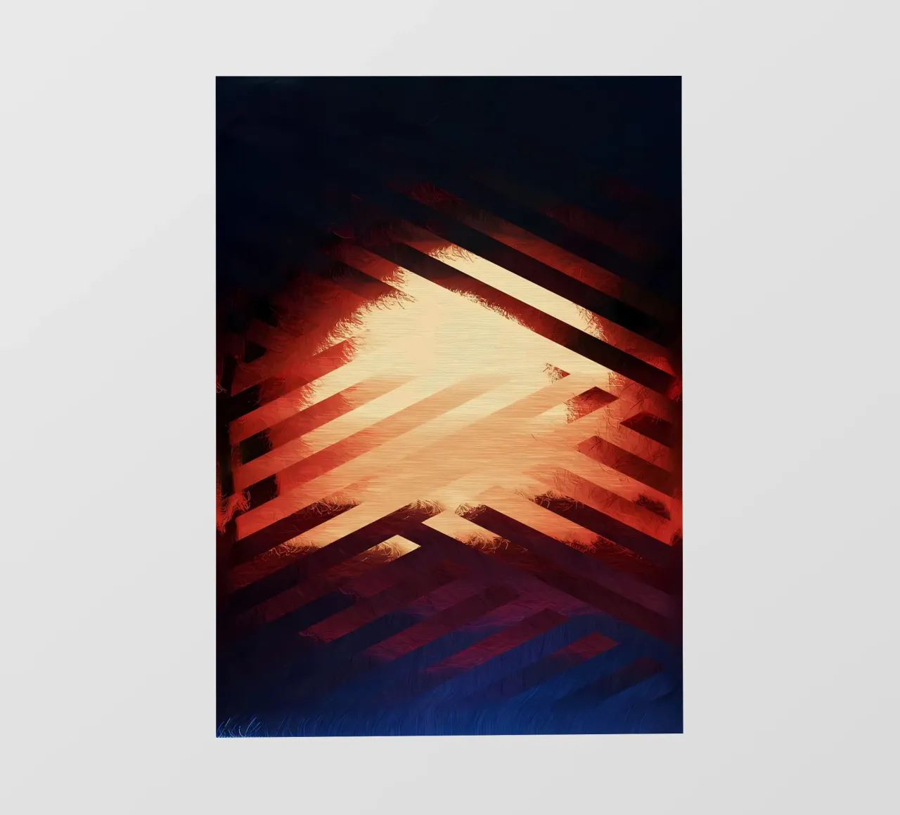 Tramonto astratto 05 telo in pvc da James M Coyle