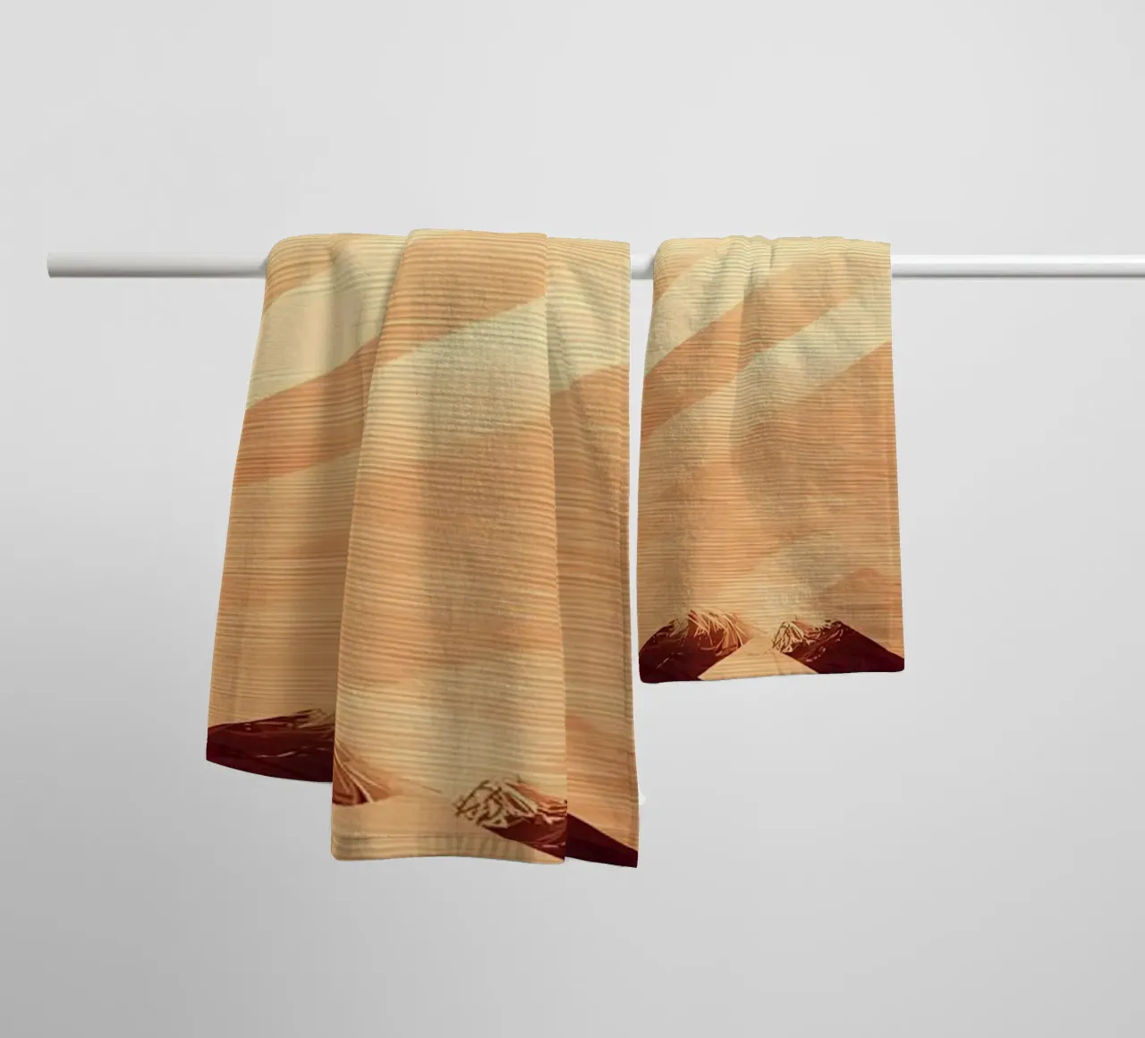 Tramonto astratto 05 asciugamano da bagno da James M Coyle