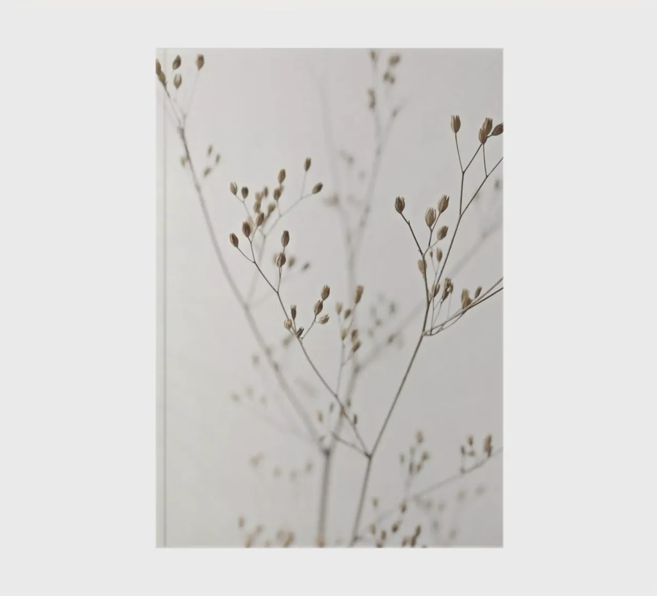 Wild Flower Natural Beige 1 carnet de notes de Monika Strigel