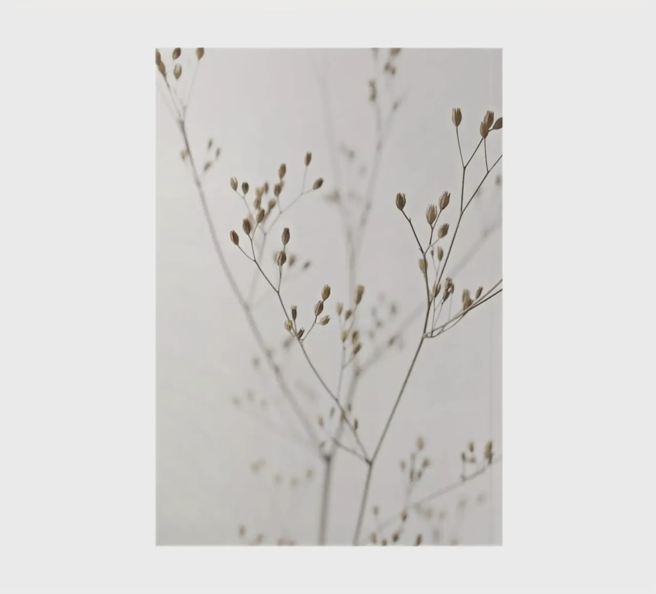 Wild Flower Natural Beige 1 carnet de notes de Monika Strigel