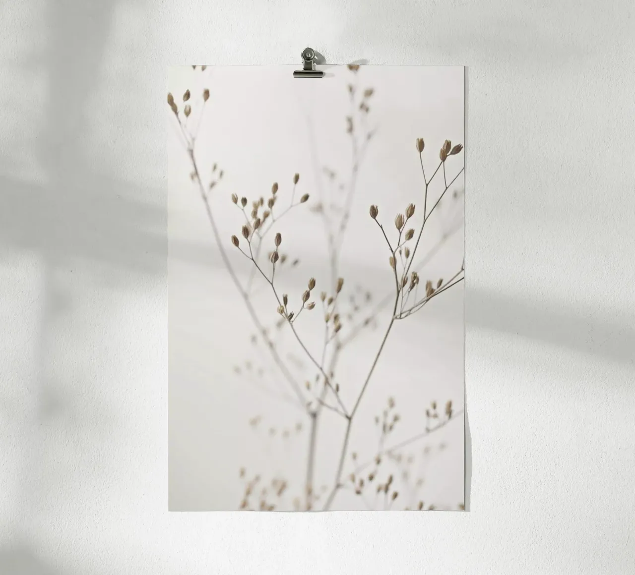 Wild Flower Natural Beige 1 poster van Monika Strigel