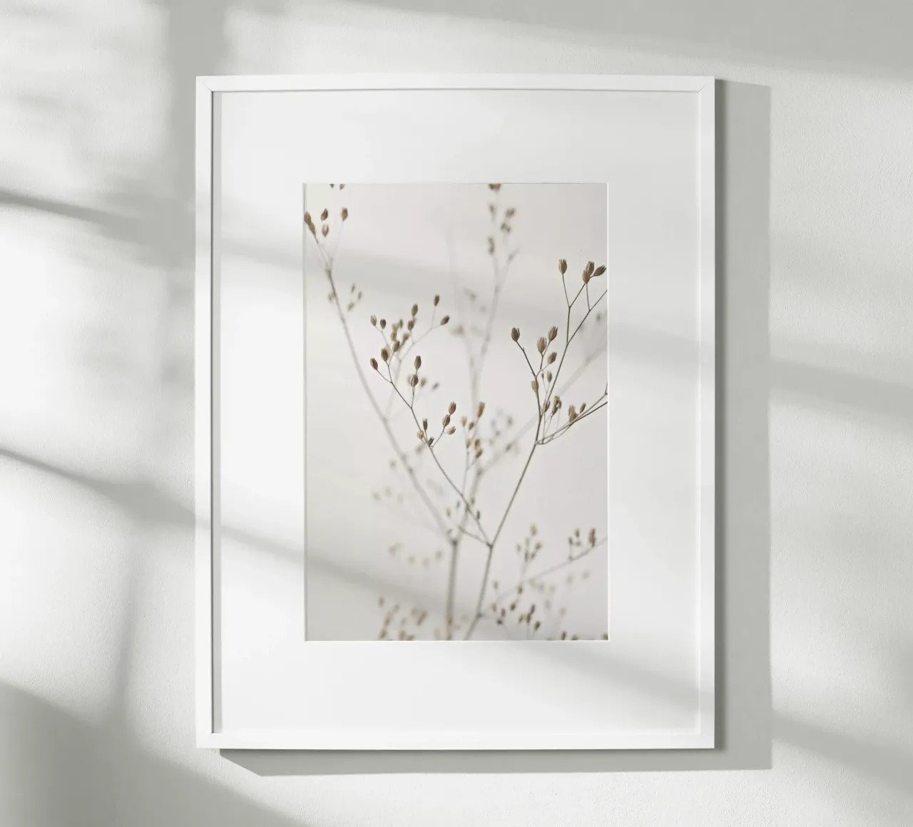 Wild Flower Natural Beige 1 poster van Monika Strigel