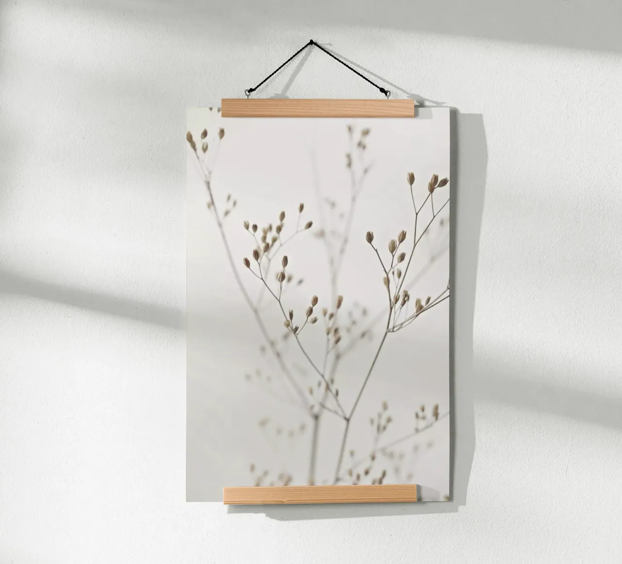 Wild Flower Natural Beige 1 poster van Monika Strigel