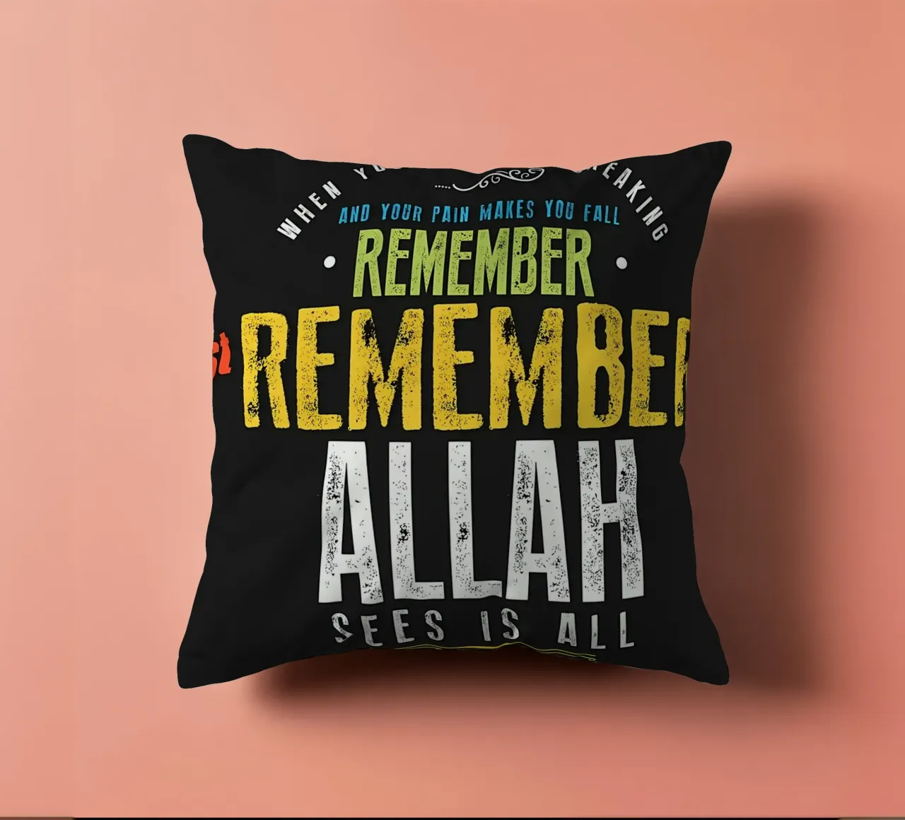 ricordati di Allah cuscino da Albert S Jacob