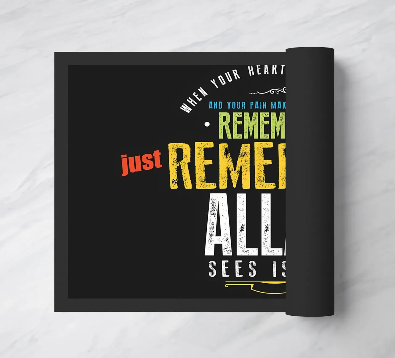 just remember Allah doormat by Albert S Jacob