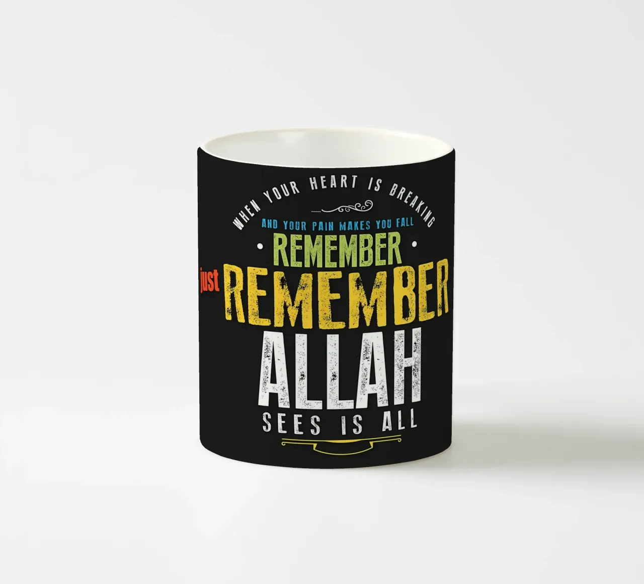 ricordati di Allah tazza in ceramica da Albert S Jacob