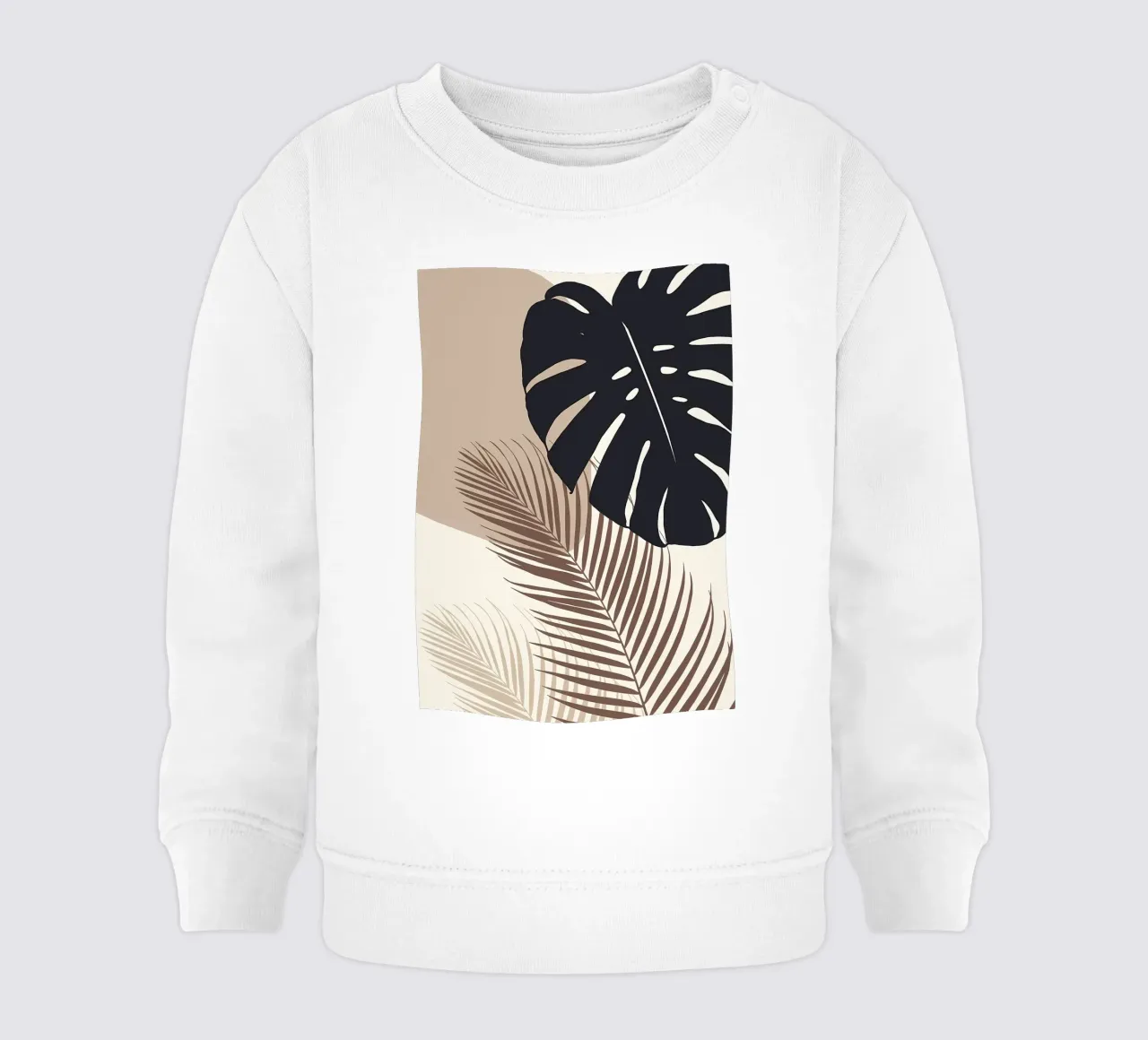 Monstera minimale Palm 8 felpa neonato da Rebecca Clark Wyrick