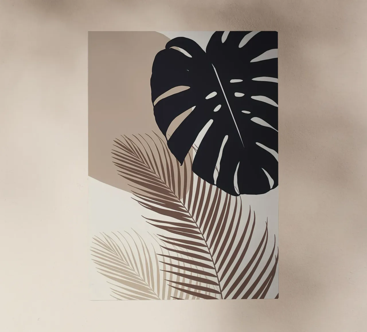 Monstera minimale Palm 8 pellicola backlit da Rebecca Clark Wyrick